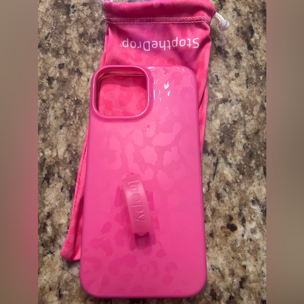 Loopy Case Pink Leopard - iPhone 13 Pro Max